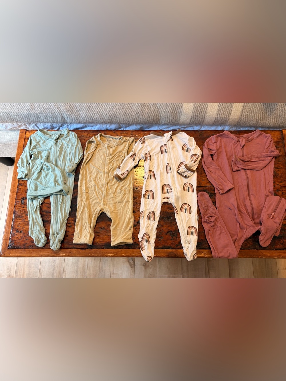 KYTE onesie lot (size newborn & 0-3mths with one 18 months)